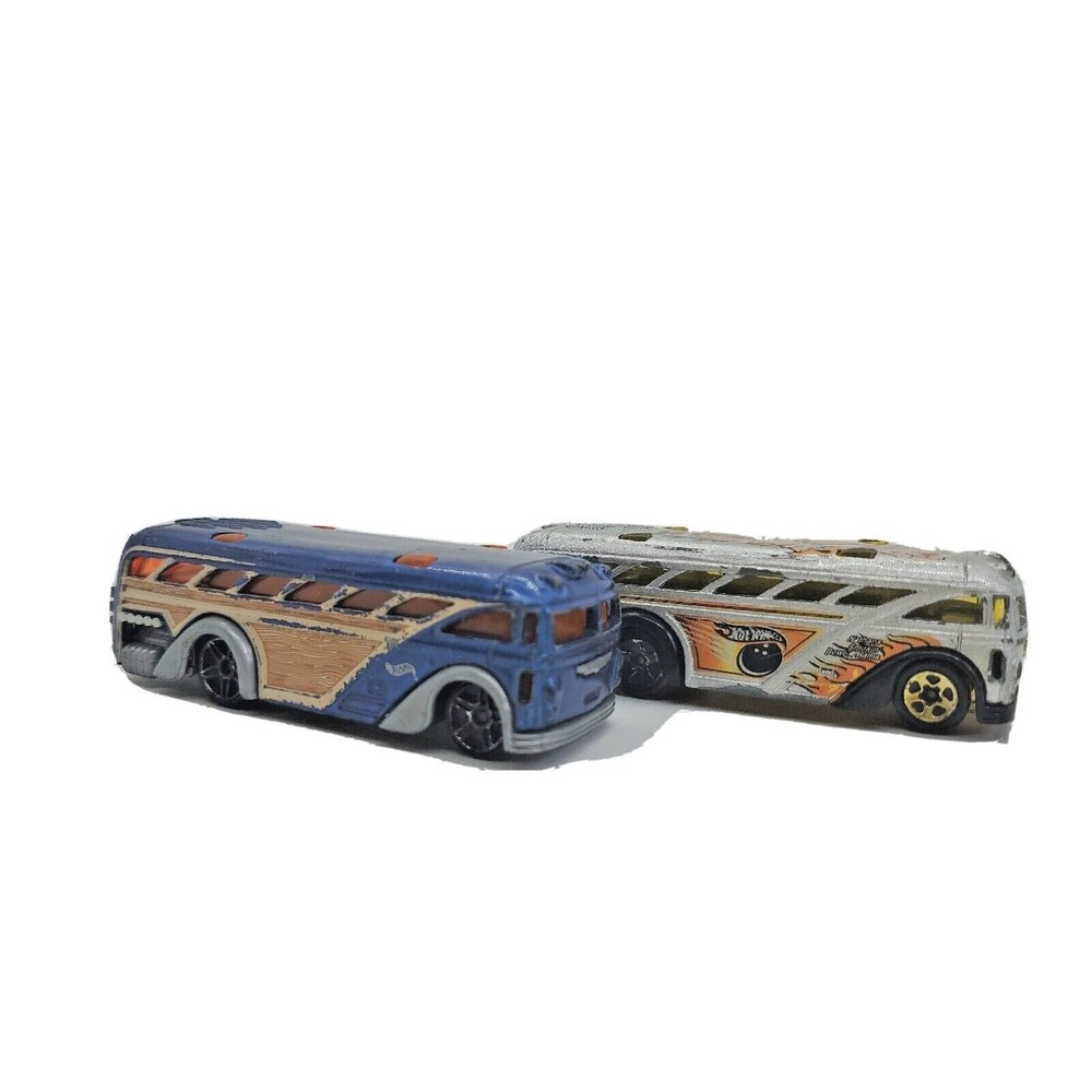 Hot Wheels Surfin School Bus 2000 Nathans Smokin' Bowl-A-Rama Loose